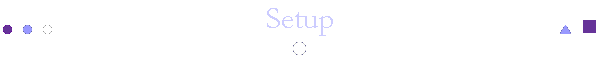 Setup